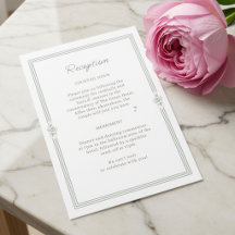 White & Sage | Minimalistische script bruiloftsrec