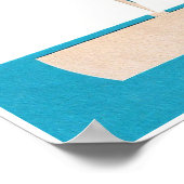 White Sailboat Poster (Hoek)