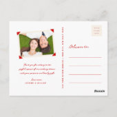 White Sakura Cherry Blossom Asian Chic Bedankt Briefkaart (Achterkant)