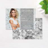 White Salon Gift Certificate Visitekaartje (Bureau)
