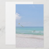White Sand Beach Briefpapier (Voorkant / Achterkant)
