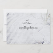 White Sand Beach bruiloft uitnodiging (Achterkant)