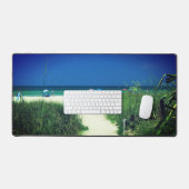 White Sand Beach Desk Mat (Keyboard & Muis)
