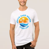 WHITE SAND BEACH-KHAO LAK Tri-Blend SHIRT (Voorkant)