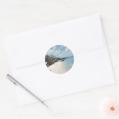 White Sand Beach Thailand Ronde Sticker (Envelop)