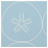 White Sand Dollar op ELK AANGEPASTE KLEUR Stof (Close Up)