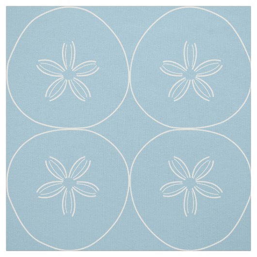 White Sand Dollar op ELK AANGEPASTE KLEUR Stof (Swatch)