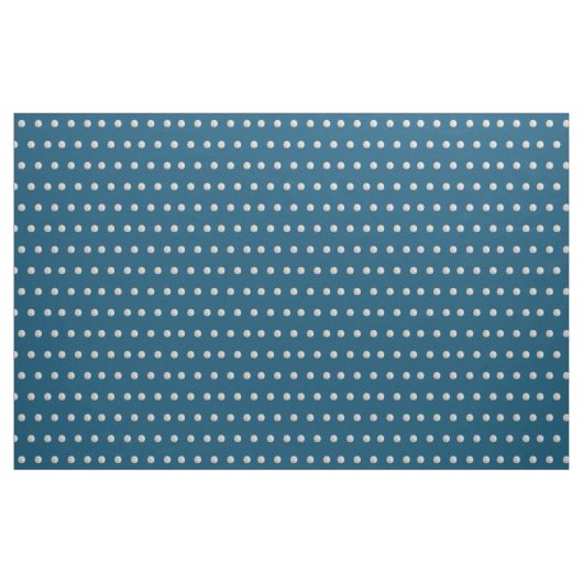 White Sand Dollar Pattern Navy Blue Fabric Stof (Fat Quarter)
