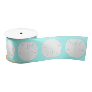 White Sand Dollars Craft Decorting Ribbon Satijnen Lint