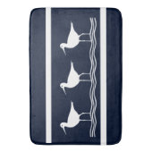 White Sand Pipers soft marine Badmat (Voorkant Verticaal)