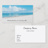 White Sand Visitekaartje (Voorkant / Achterkant)