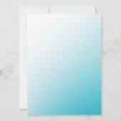 White Sands Beach Palmboom Save the Date (Achterkant)