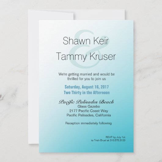 White Sands Beach: VRAAG ME OM NAMEN IN HET ZAND T Kaart (Achterkant)