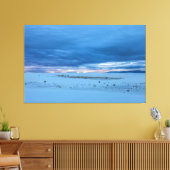 White Sands bij de vroege ochtend Canvas Afdruk (Insitu (Woonkamer))