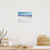 White Sands Blue Sky New Mexico Poster (Keuken)