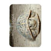 White Sands Desert Box Turtle Magneet (Verticaal)