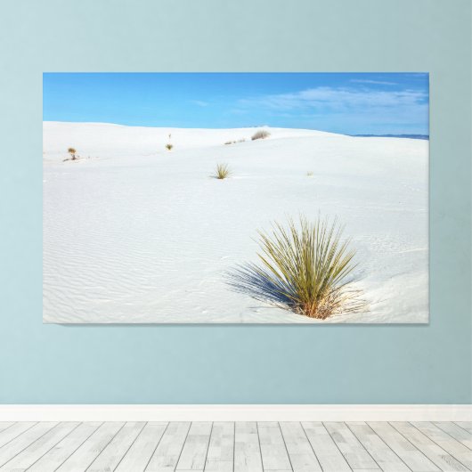 White Sands Desert Canvas Afdruk (Insitu (Houten vloer))