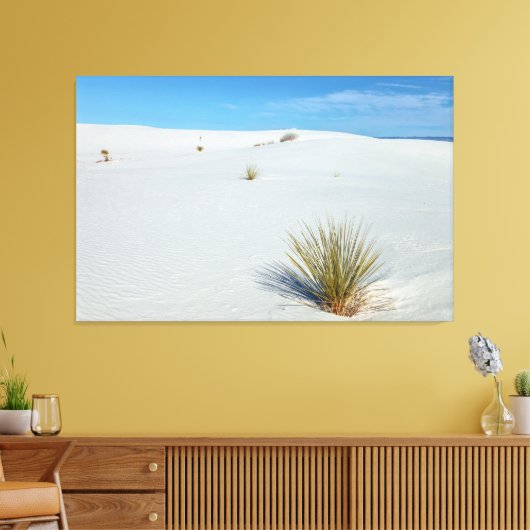 White Sands Desert Canvas Afdruk (Insitu (Woonkamer))