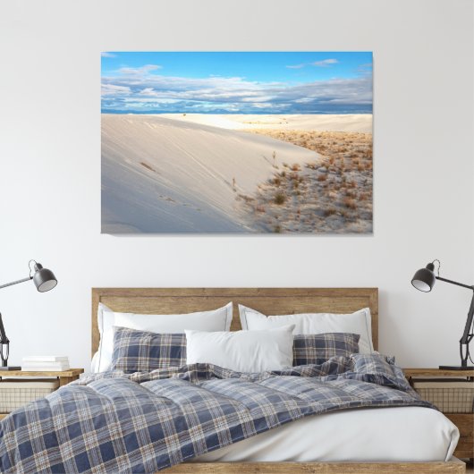 White Sands Dunes Canvas Afdruk (Insitu (Slaapkamer))