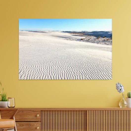 White Sands Dunes Canvas Afdruk (Insitu (Woonkamer))