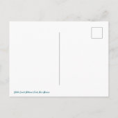 White Sands Dunes Landschap Zwart-wit Briefkaart (Achterkant)