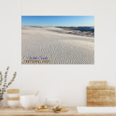 White Sands Dunes Poster (Keuken)
