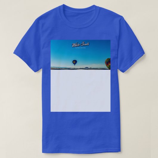 White Sands Hete Luchtballon Uitnodiging 18 T-shirt (Design voorkant)