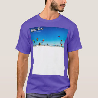White Sands Hete Luchtballon Uitnodiging 9 T-shirt