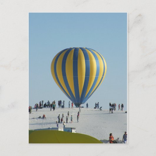White sands Hot Air Balloon Festival Briefkaart (Voorkant)