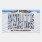 White Sands Nationaal Monument Stickers (Voorkant)