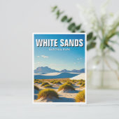 White Sands Nationaal Park Souvenir Briefkaart (Staand voorkant)