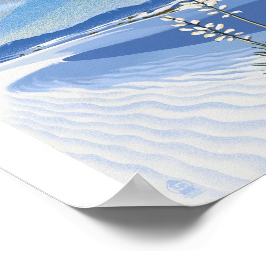 White Sands Nationaal Poster Litho (Hoek)