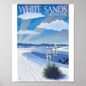 White Sands Nationaal Poster Litho (Voorkant)