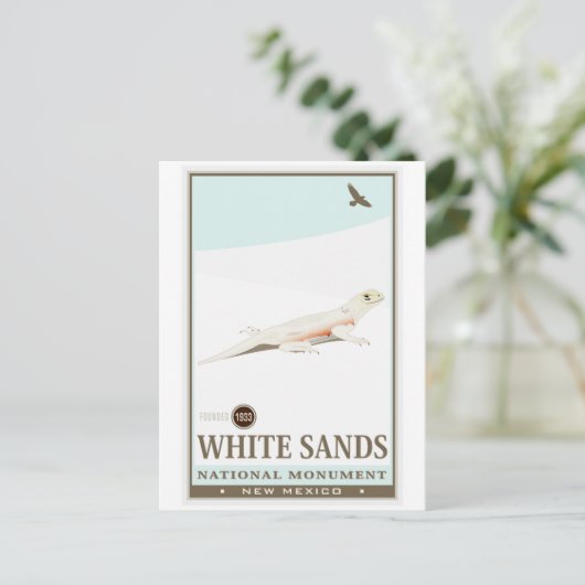 White Sands National Monument 2 Briefkaart (Staand voorkant)