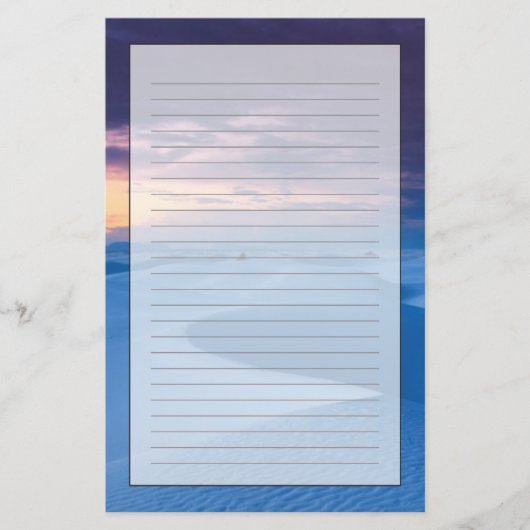 White Sands National Monument 2 Briefpapier (Voorkant)