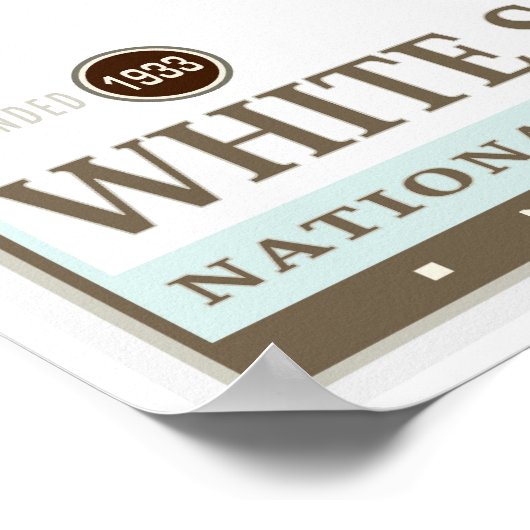 White Sands National Monument 2 Poster (Hoek)