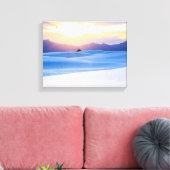 White Sands National Monument 3 Canvas Afdruk (Insitu (Woonkamer))