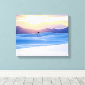 White Sands National Monument 3 Canvas Afdruk (Insitu (Houten vloer))
