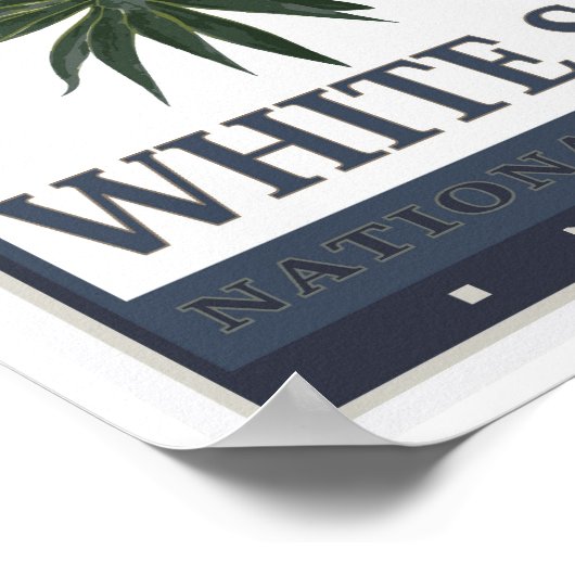 White Sands National Monument 3 Poster (Hoek)