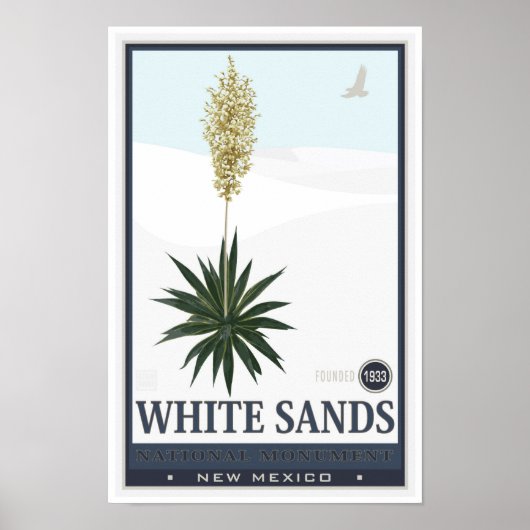 White Sands National Monument 3 Poster (Voorkant)