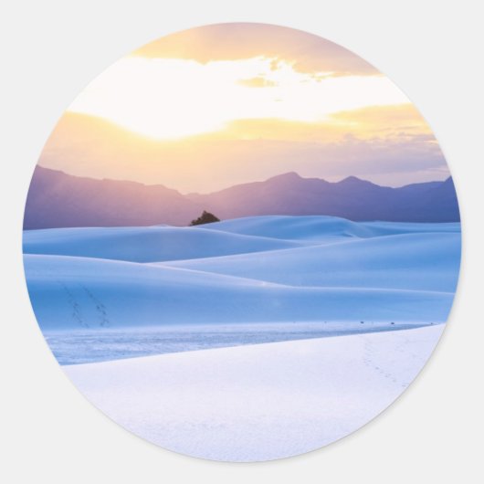 White Sands National Monument 3 Ronde Sticker (Voorkant)