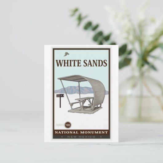 White Sands National Monument 4 Briefkaart (Staand voorkant)