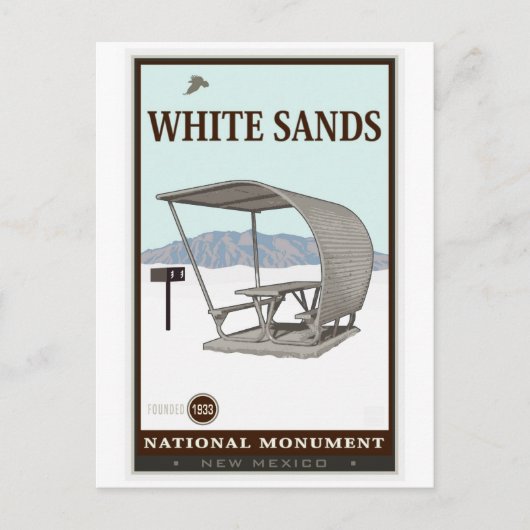 White Sands National Monument 4 Briefkaart (Voorkant)