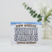 White Sands National Monument Briefkaart (Staand voorkant)