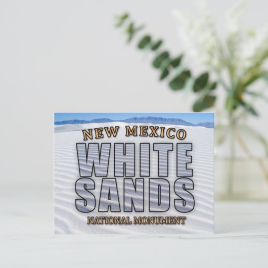 White Sands National Monument Briefkaart (Staand voorkant)