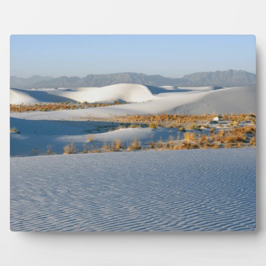 White Sands National Monument, dwarse duinen Fotoplaat (Voorkant)