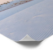 White Sands National Monument, dwarse duinen Poster (Hoek)
