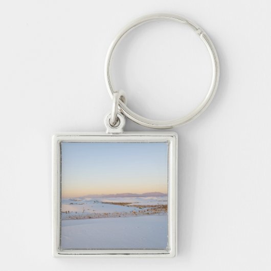 White Sands National Monument, dwarse duinen Sleutelhanger (Voorkant)