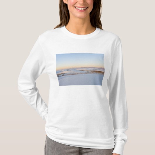 White Sands National Monument, dwarse duinen T-shirt (Voorkant)