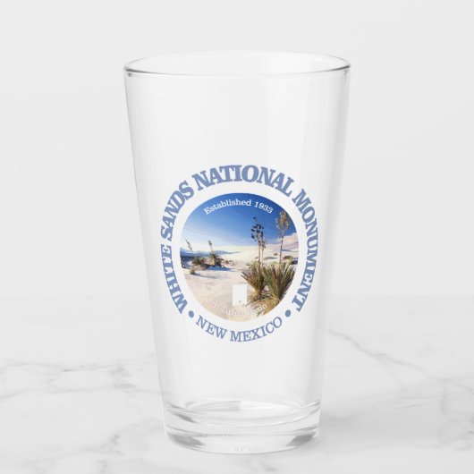 White Sands National Monument Glas (Voorkant)